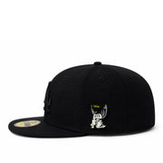 Prayer Angel Pin on hat view