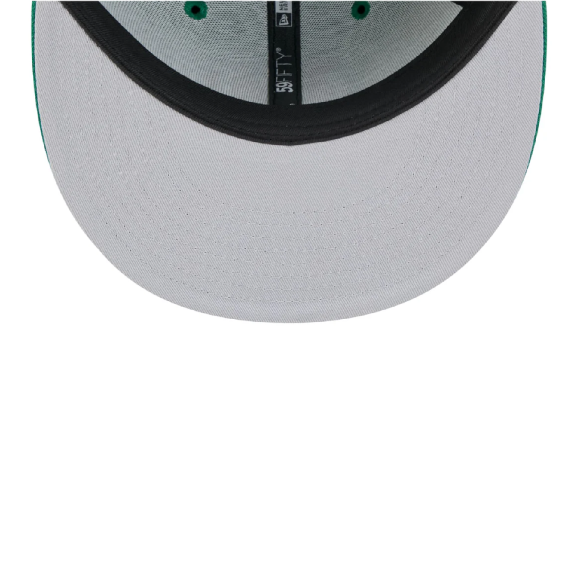 New Era Boston Celtics Black and Green 2 Tone 59Fifty Fitted Hat Grey Under Visor