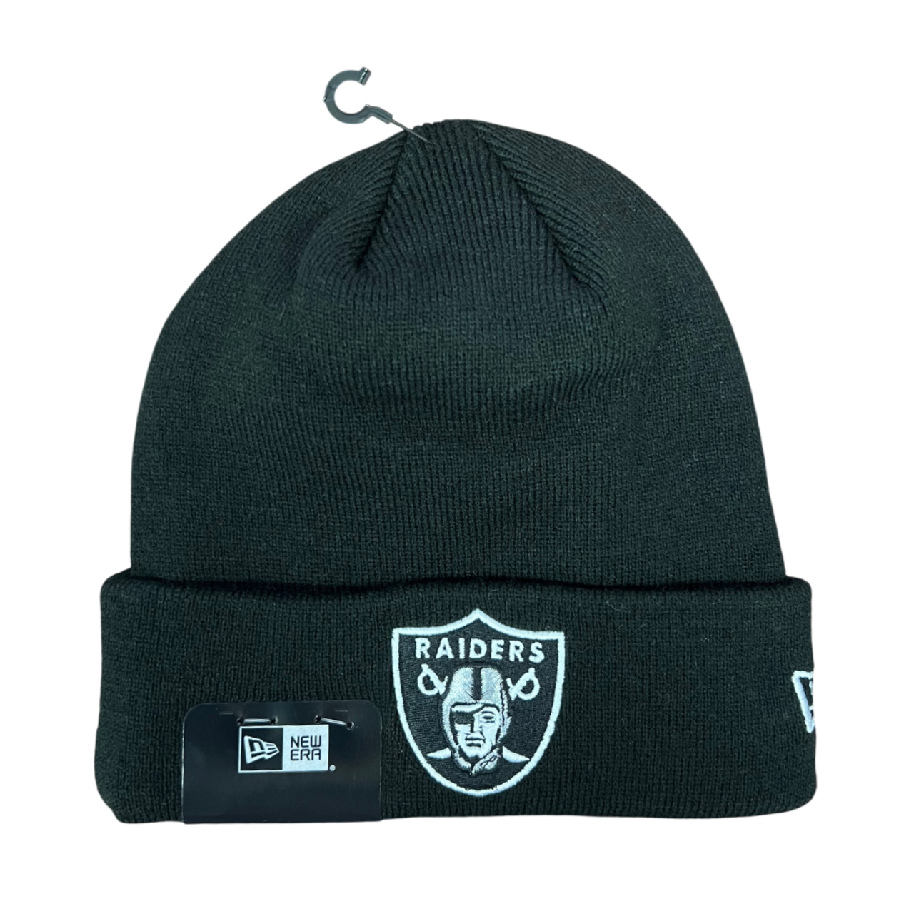 Las Vegas Raiders Black Cuff Knit Beanie