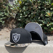 black camo las vegas raiders 59fifty fitted new era hat