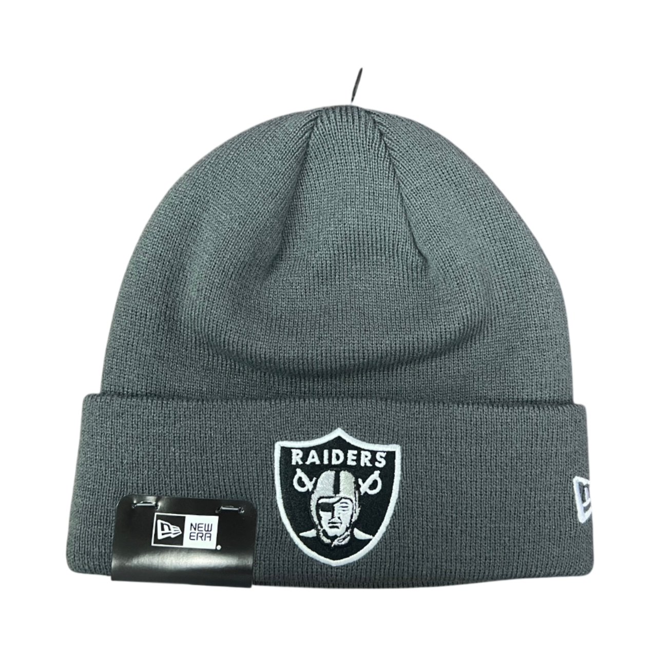 Las Vegas Raiders Graphite Cuff Knit Beanie