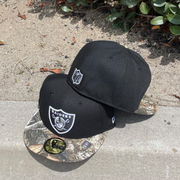 black camo las vegas raiders 59fifty fitted new era hat