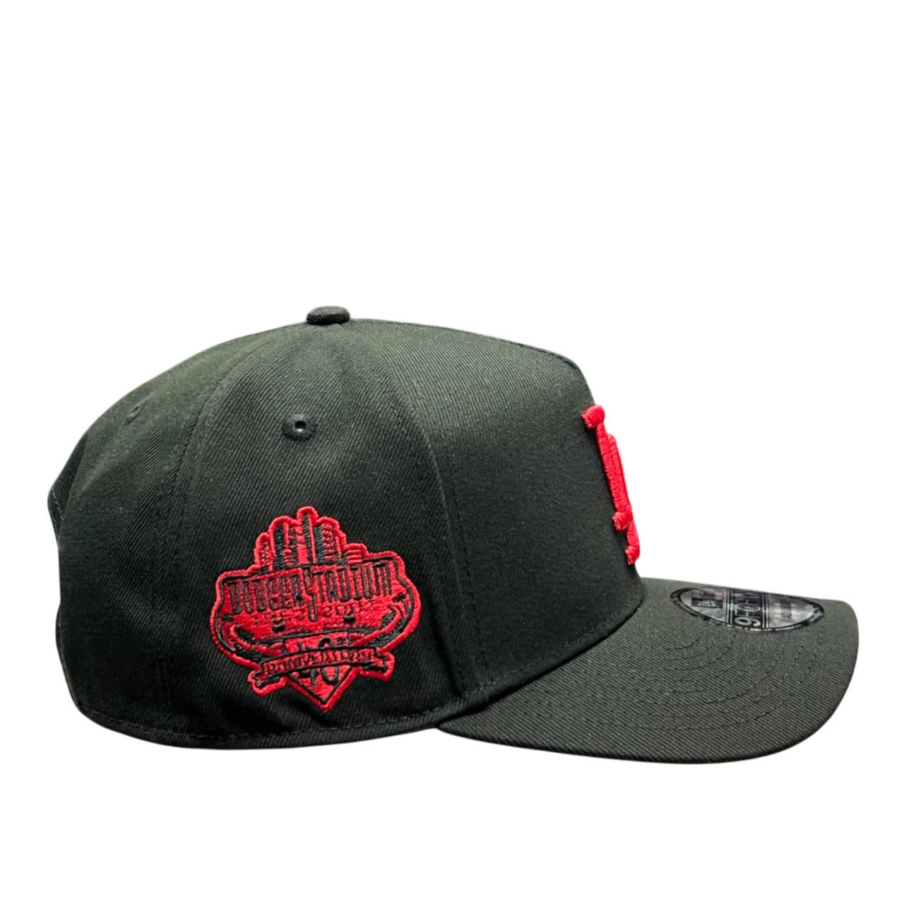 Los Angeles Dodgers Black Red 49th Stadium 9FORTY A-Frame Snapback