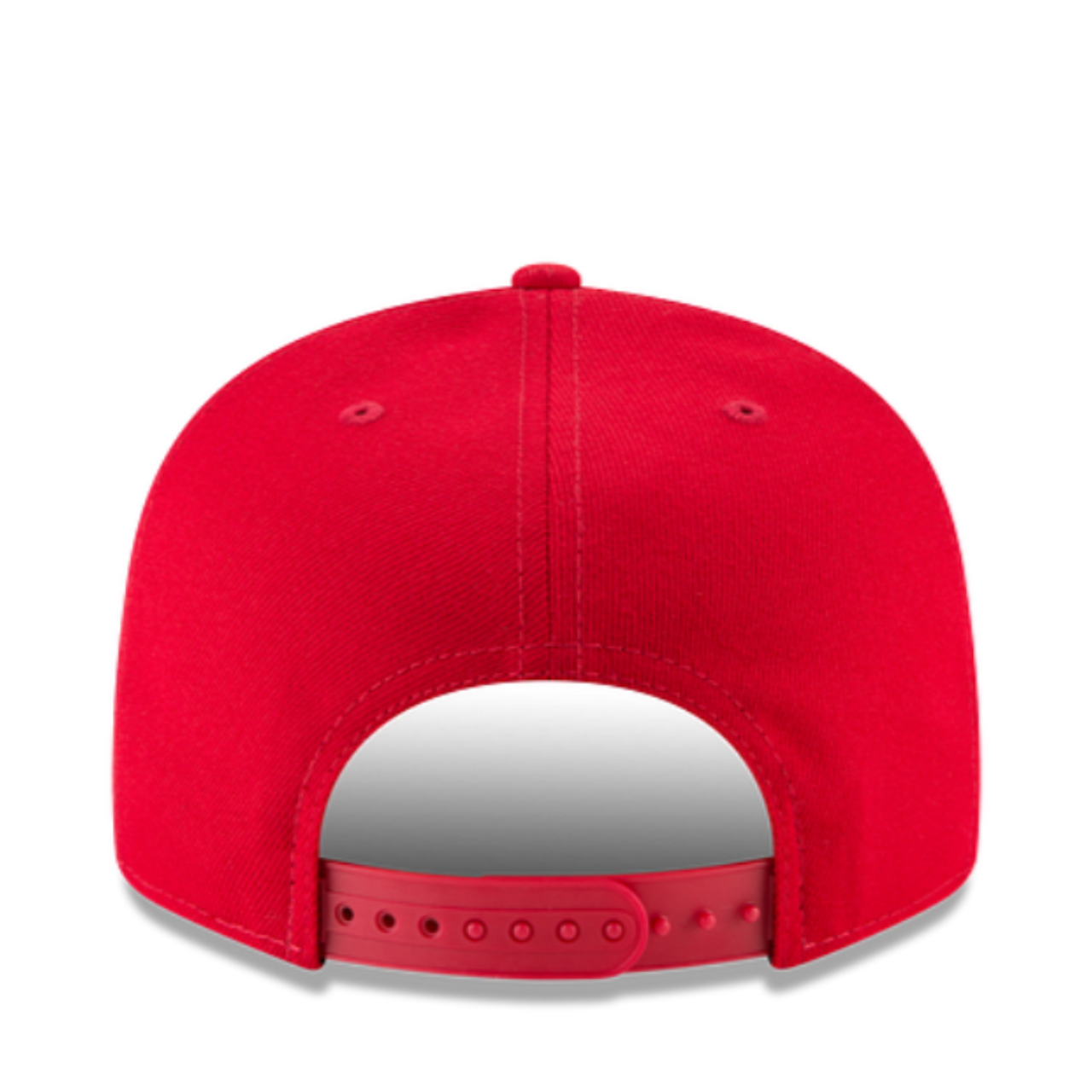 Back View of New Era Los Angeles Angels Local Play 9FIFTY A-Frame Curved Visor Snapback Hat
