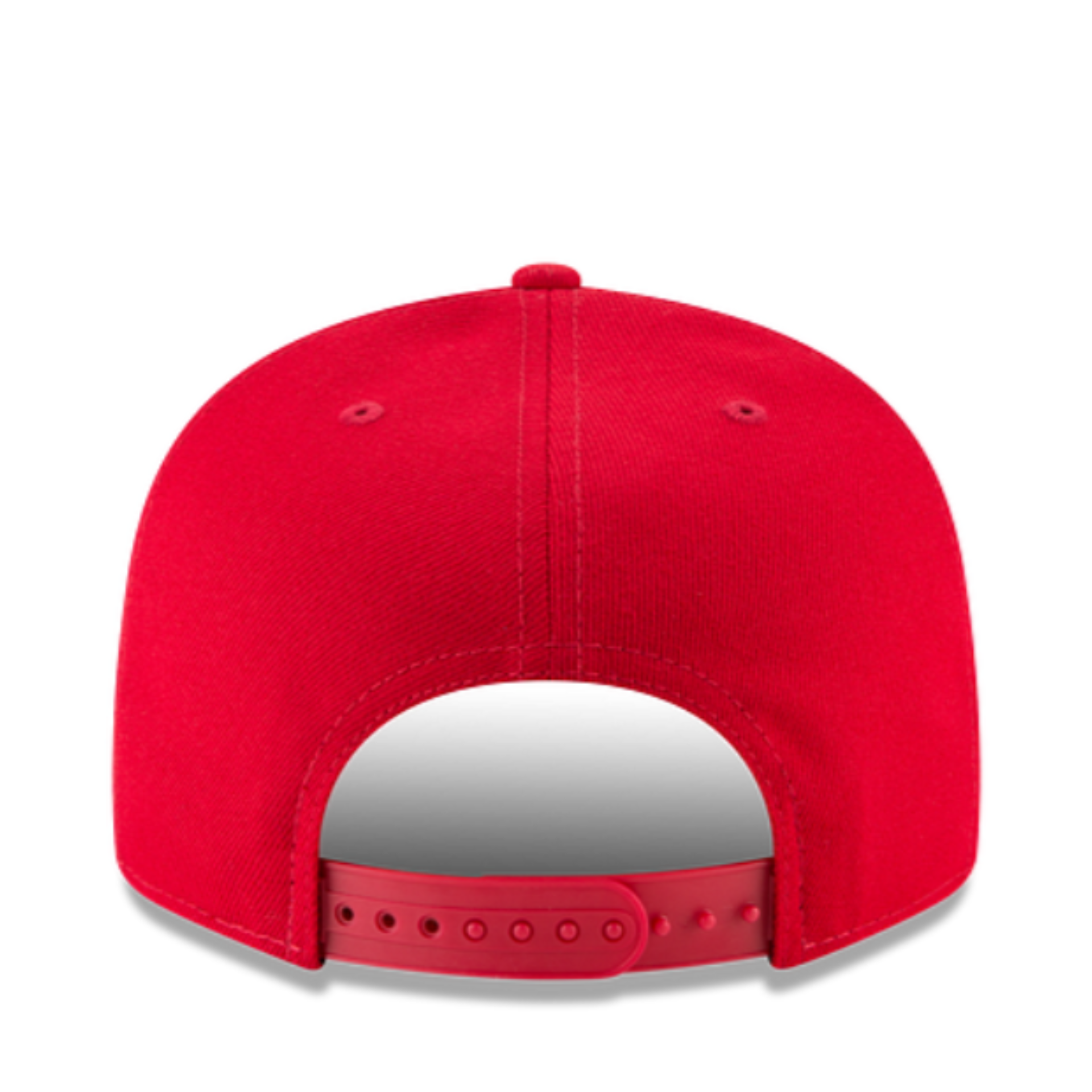 Back View of New Era Los Angeles Angels Local Play 9FIFTY A-Frame Curved Visor Snapback Hat