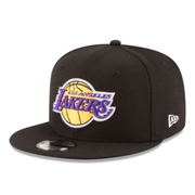 New Era 9Fifty NBA Los Angeles Lakers Black snapback cap.