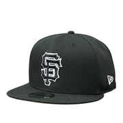 New Era San Francisco Giants Black White Outline 9FIFTY Snapback Hat