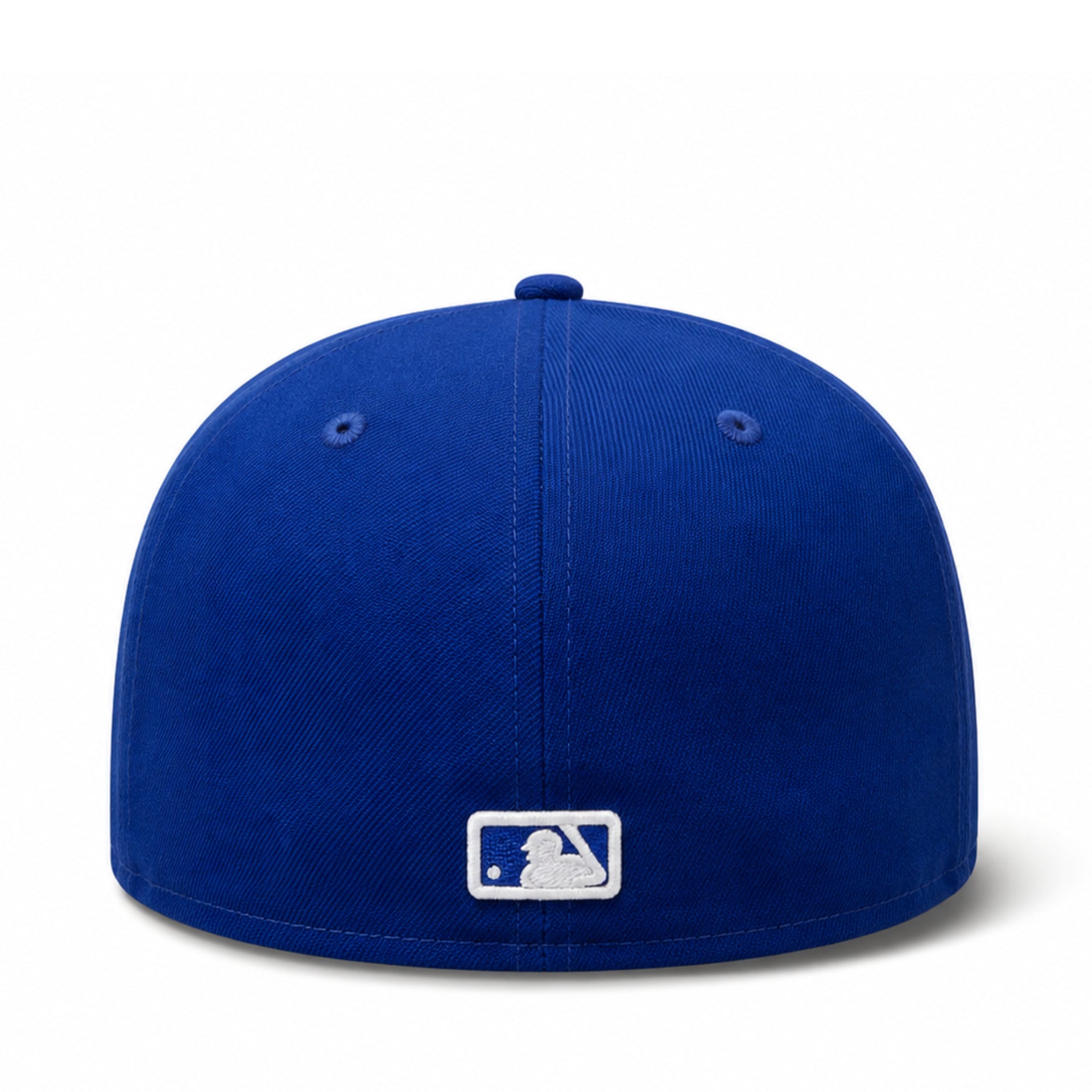 San Diego Padres New Era 59FIFTY royal blue fitted hat back view