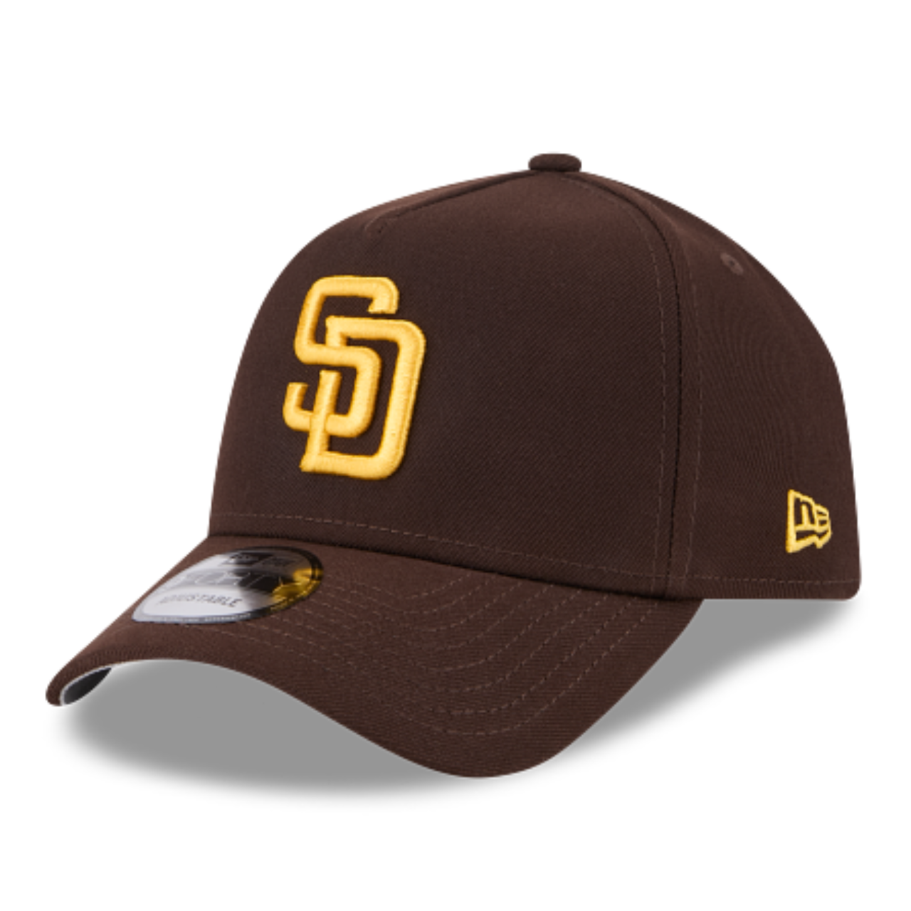 new era brown san diego padres 9forty a-frame snapback hat