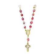 Guadalupe Red Rosary Pin