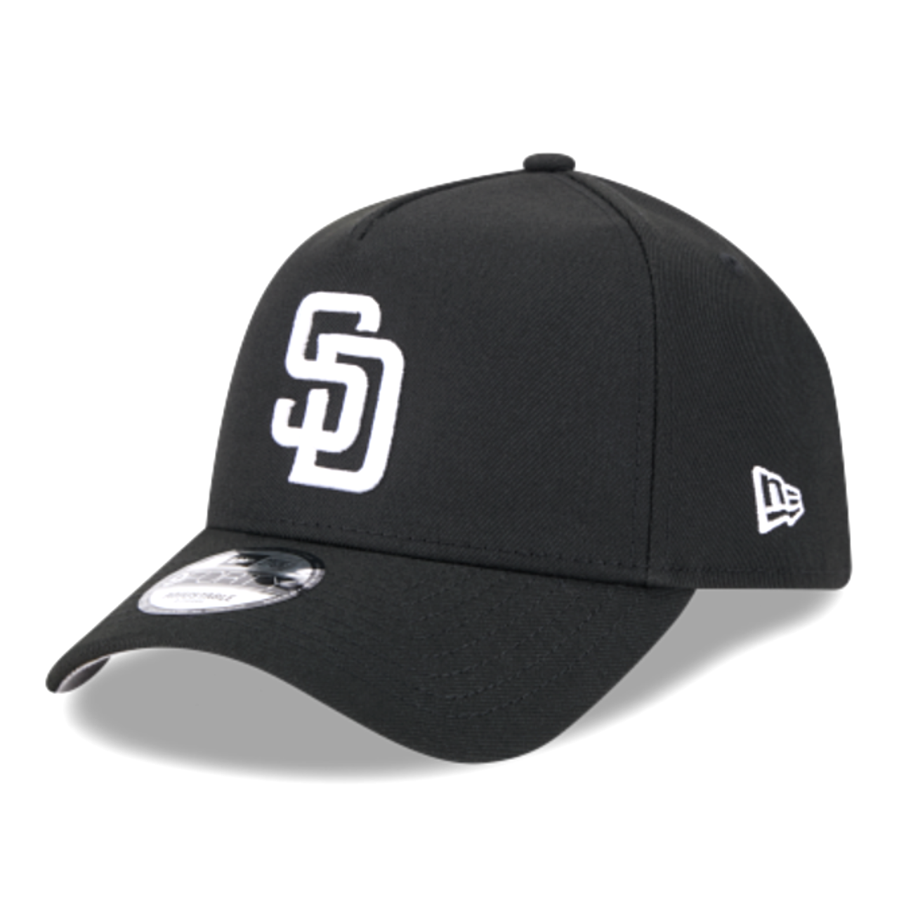 San Diego Padres Black A-Frame 9FORTY Snapback Hat