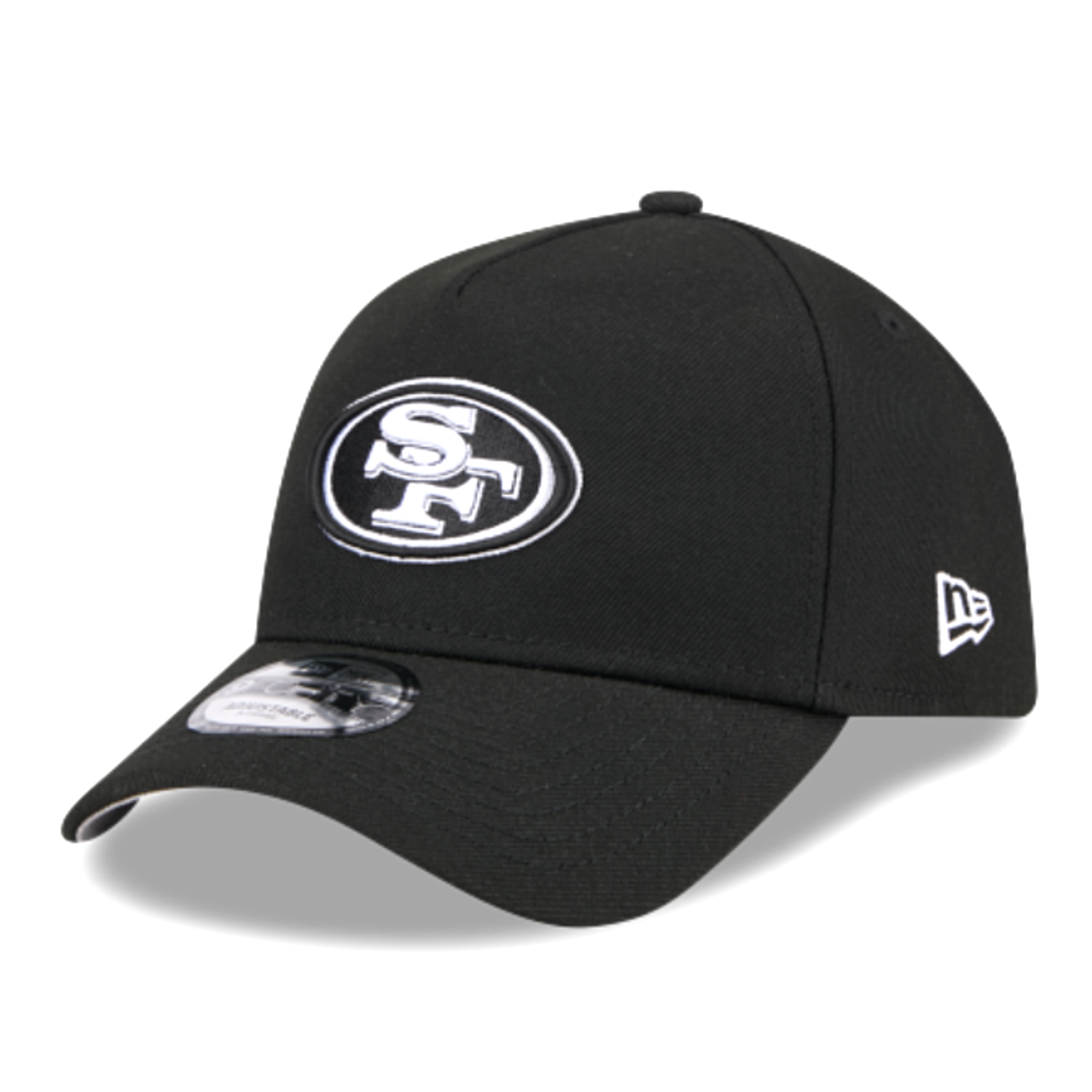 NFL San Francisco 49ers Black A-Frame 9FORTY Snapback Hat