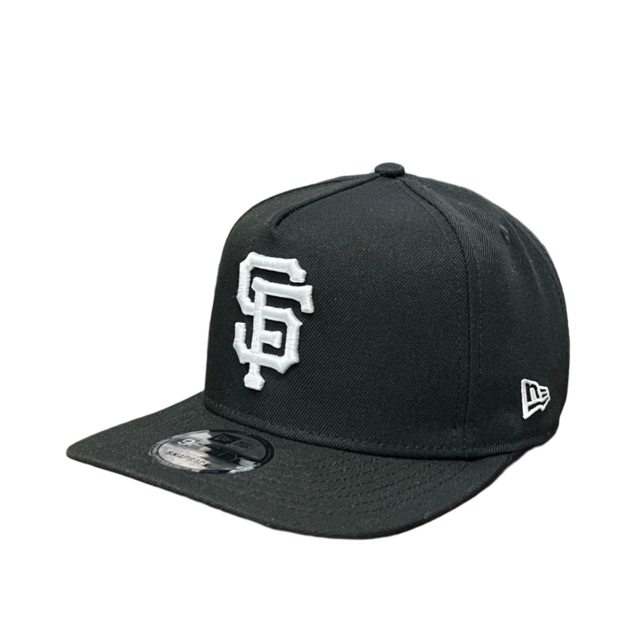 Black San Francisco Giants 9fifty a frame snapback hat