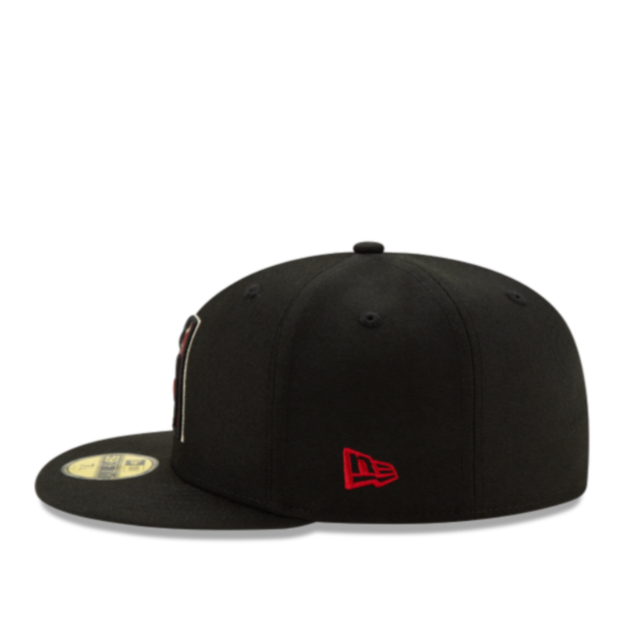 New Era MLB 59Fifty Arizona Diamondbacks A Black Fitted Side New Era Logo