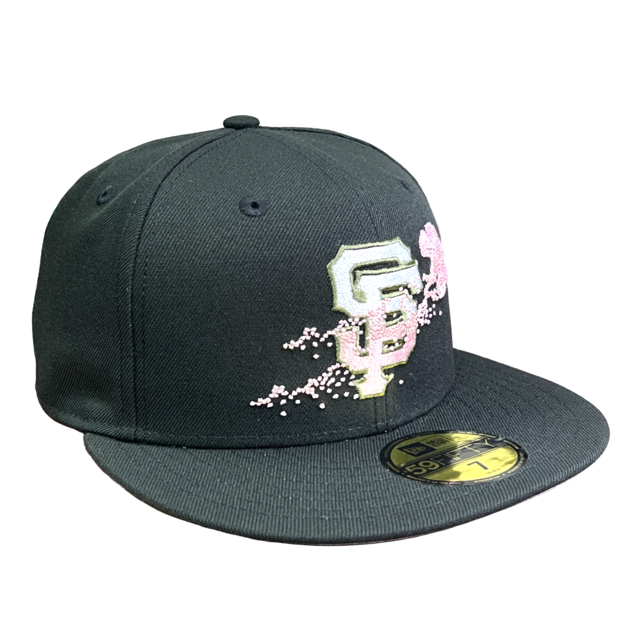 Black Dotted Floral San Francisco Giants SF New Era Fitted hat