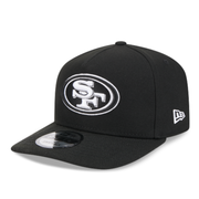 Black San Francisco 49ers 9fifty a-frame new era snapback