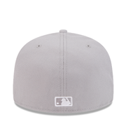 back of gray  new era los angeles dodgers city connect 2024 59fifty fitted hat