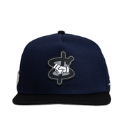 JC Hat Business US Dollar logo Snapback Hat Navy Blue/Black