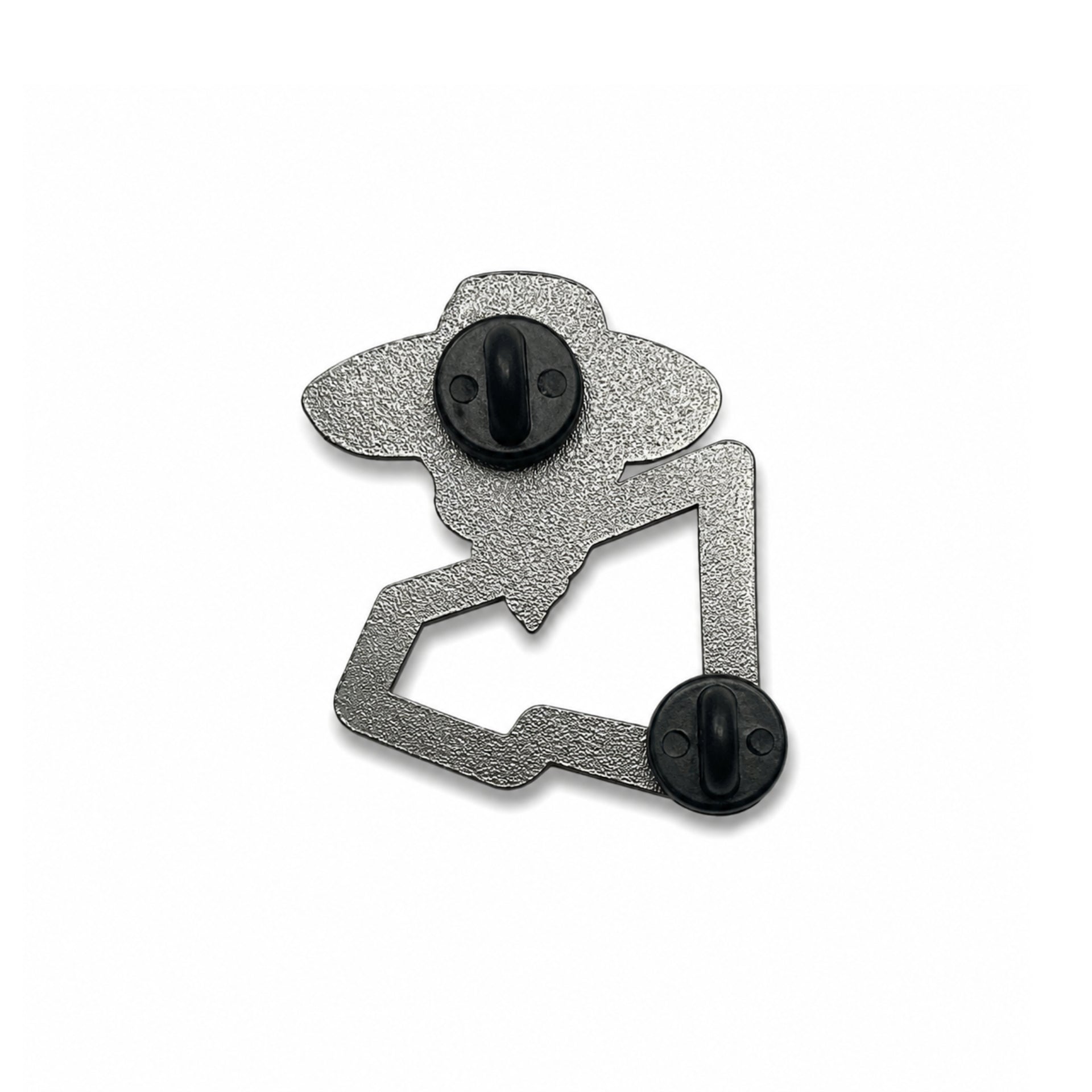 Sombrero Skull Hat Pin back view