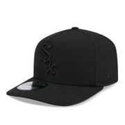 Black CHicago white sox 9fifty a-frame new era snapback hat