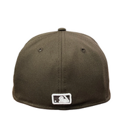 back of new era chicago white sox walnut brown 59fifty fitted hat