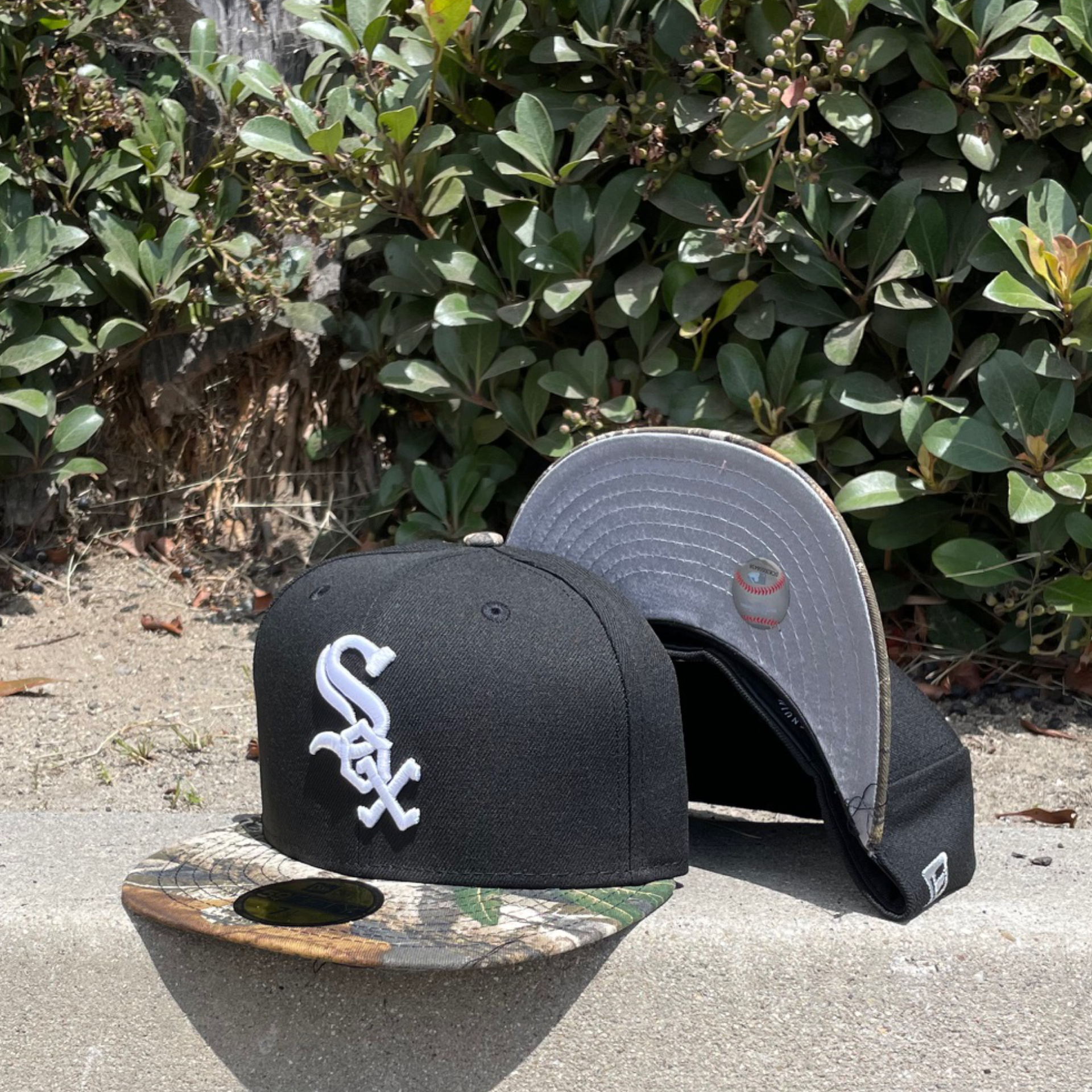 black camo real tree chicago white sox new era 59fifty fitted hat