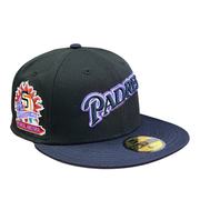 Black Navy San Diego Padres Retro Spring Training New Era Fitted Hat