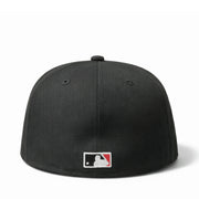 back view of New Era St. Louis Cardinals Cooperstown 59FIFTY Fitted Hat Black