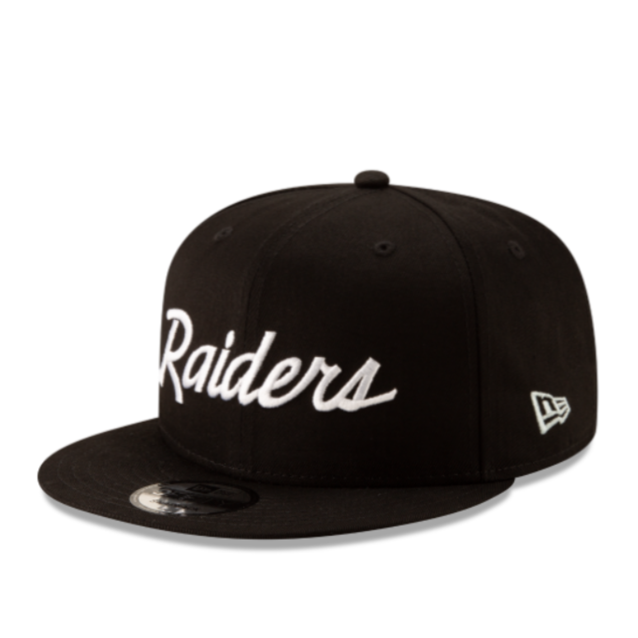 New Era 9FIFTY NFL Las Vegas Raiders Script Men's Snapback Hat Black