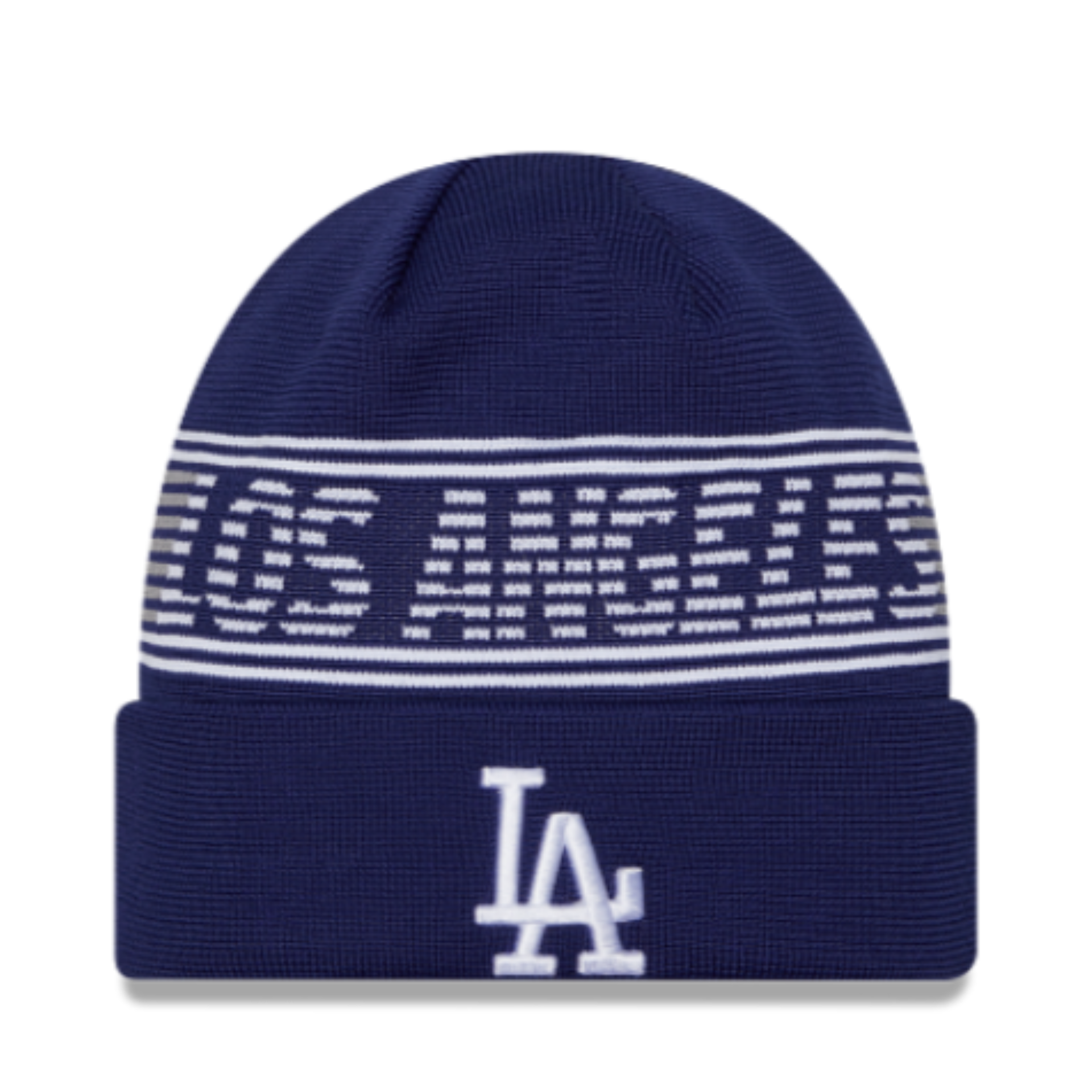 New Era Los Angeles Dodgers City Connect Royal Blue Cuff Knit Beanie 