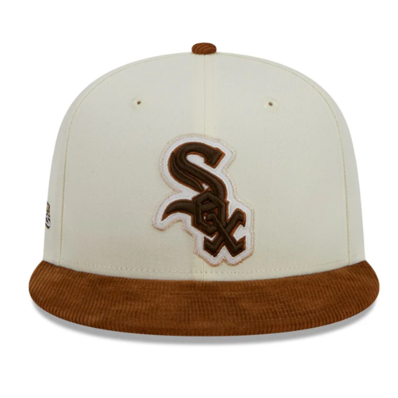 Cream Chicago White Sox Corduroy Visor New Era Fitted Hat