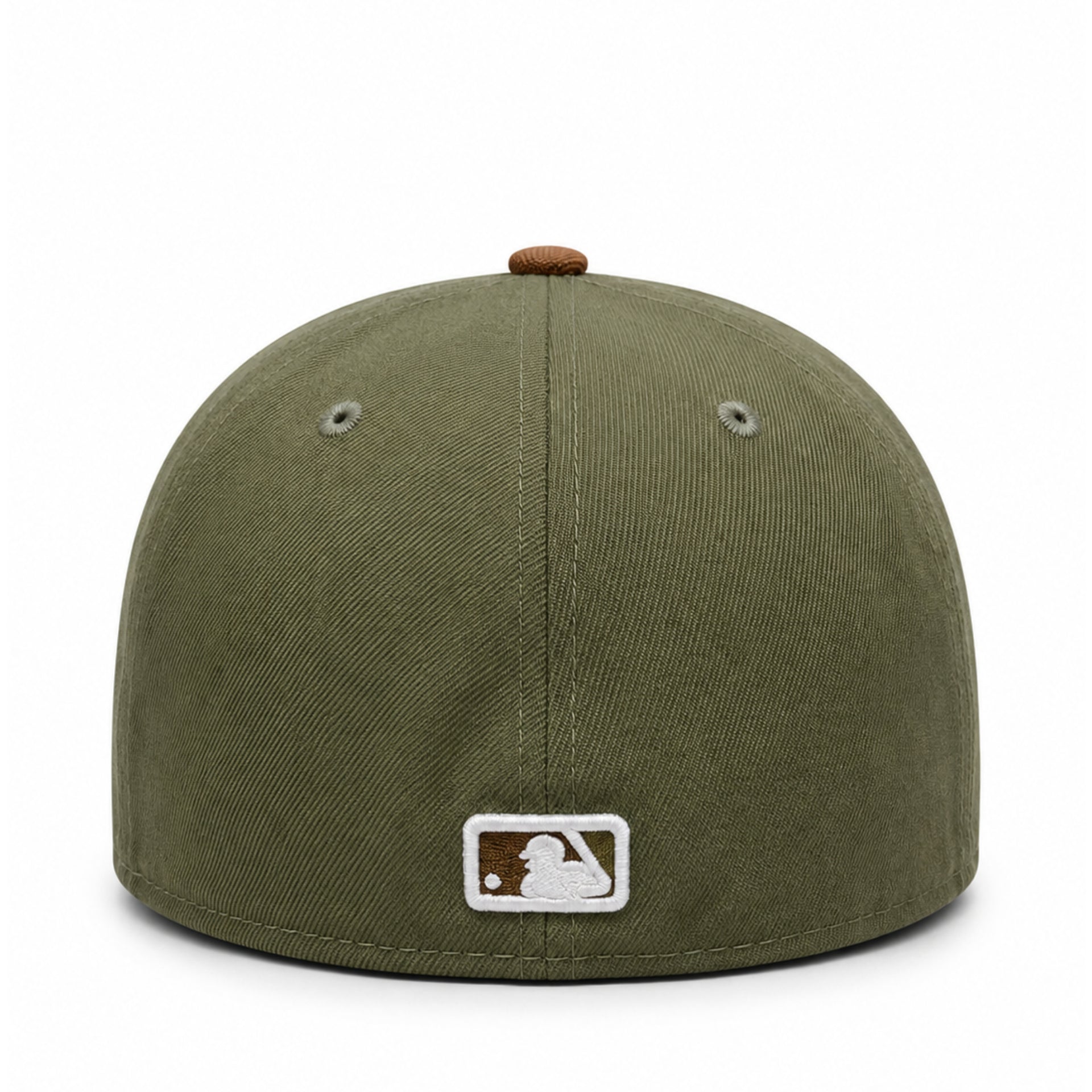 New Era Toronto Blue Jays Olive Brown 59Fifty Fitted Hat back view