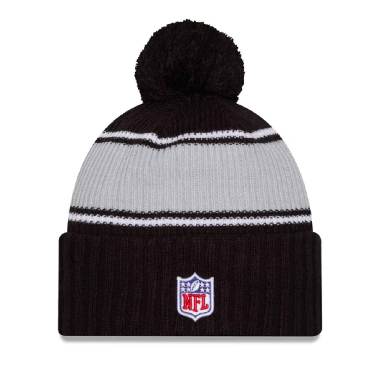 New Era 2024 Las Vegas Raiders Cold Weather Sport Pom Knit