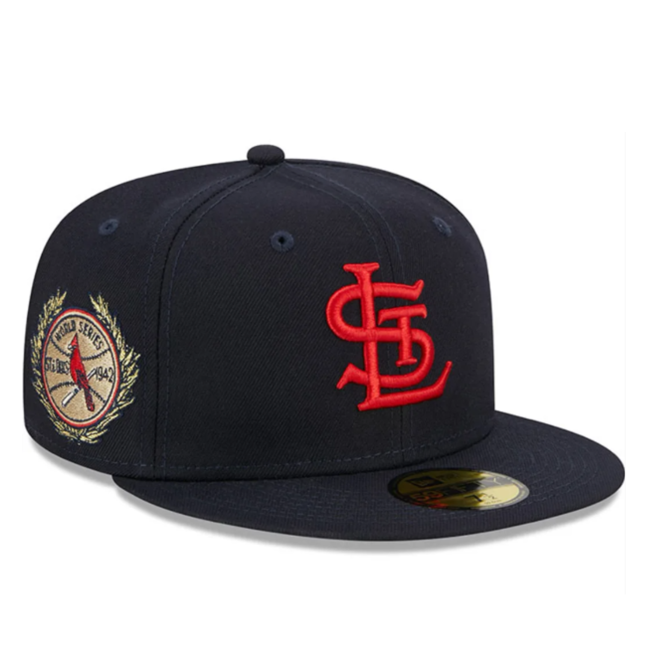 NewEra MLB St. Louis Cardinals STL Laurel Side Patch 59FIFTY Fitted Men's Hat