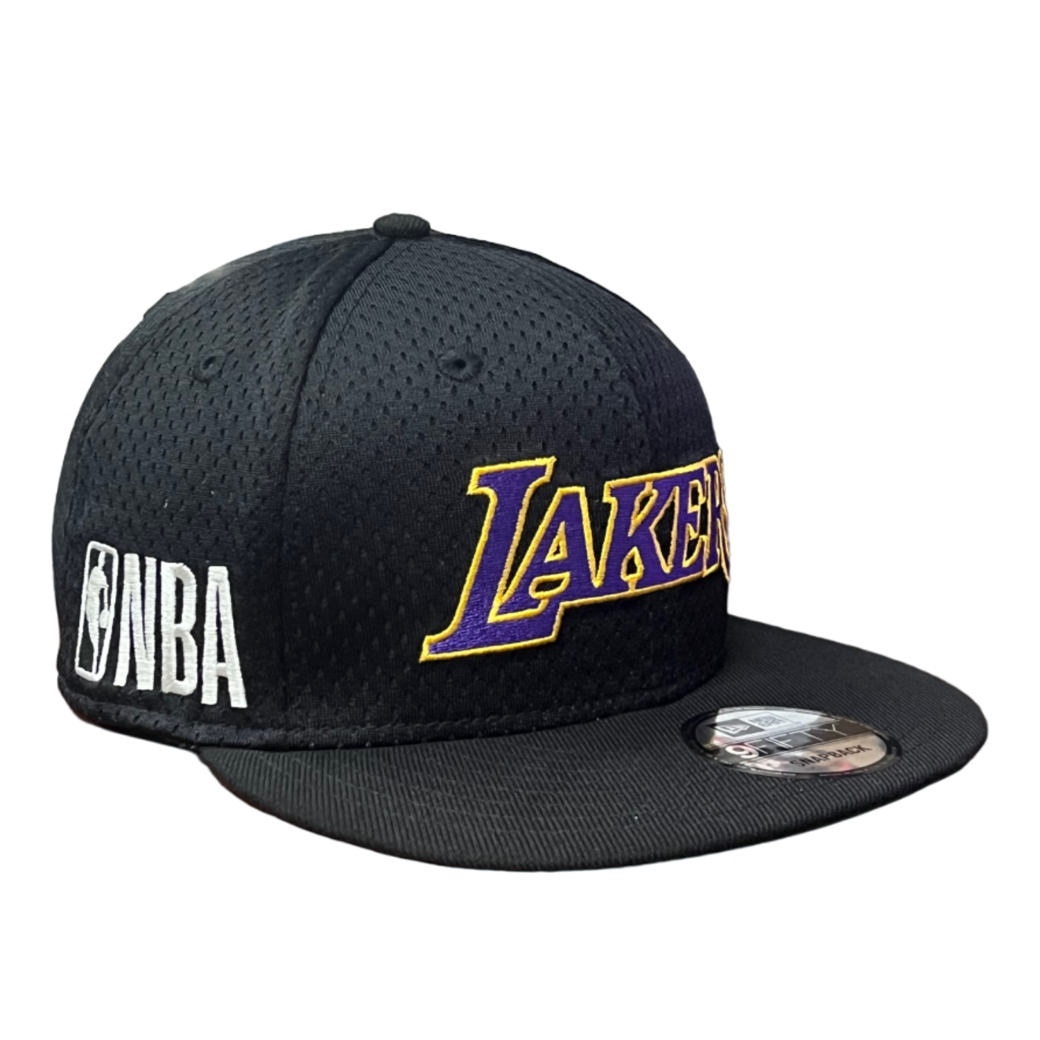 NewEra NBA Los Angeles Lakers Post-Up Pin Mesh 9FIFTY Snapback Hat