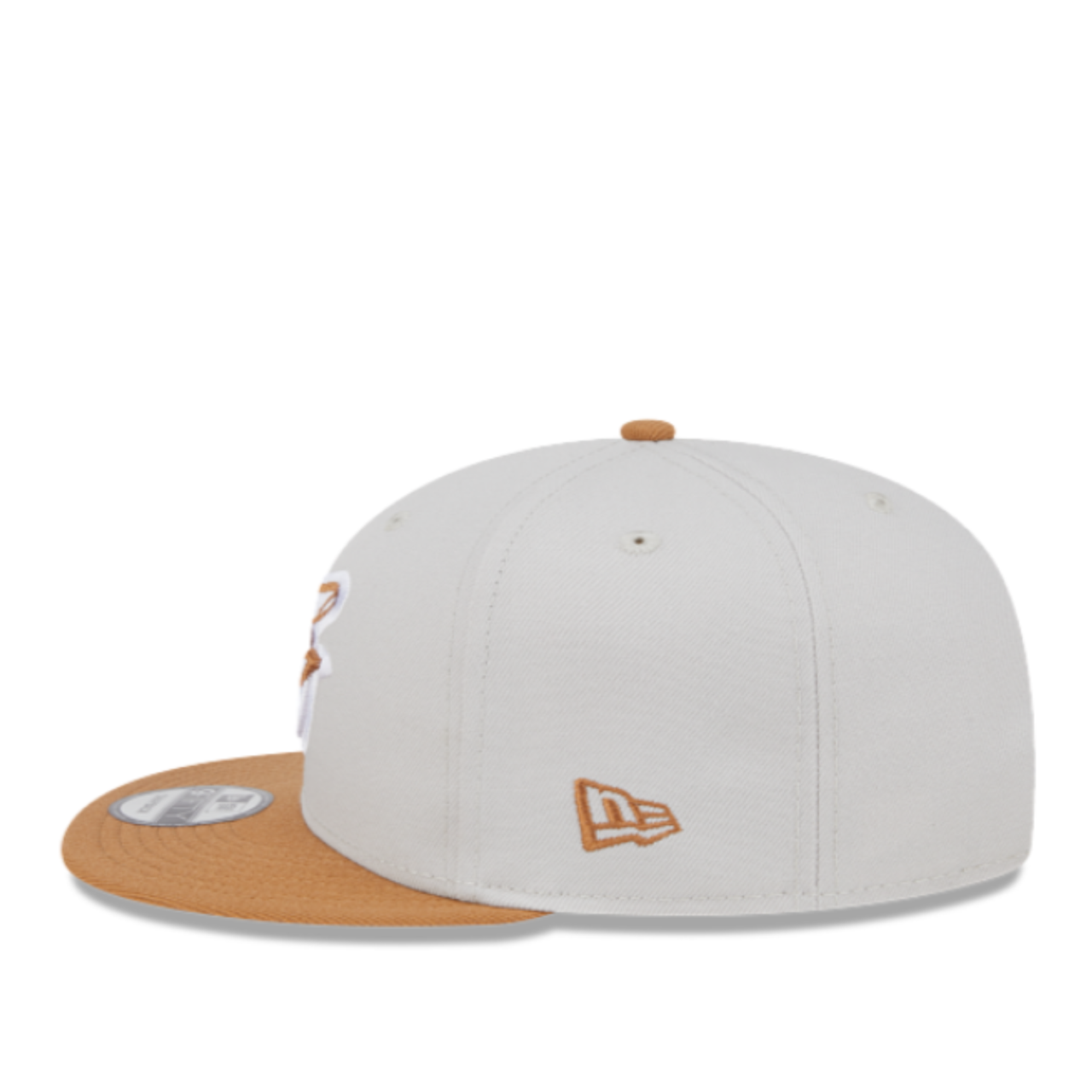 Side of New Era 9Fifty Baltimore Orioles Duck 2 Tone Light Bronze Snapback Hat