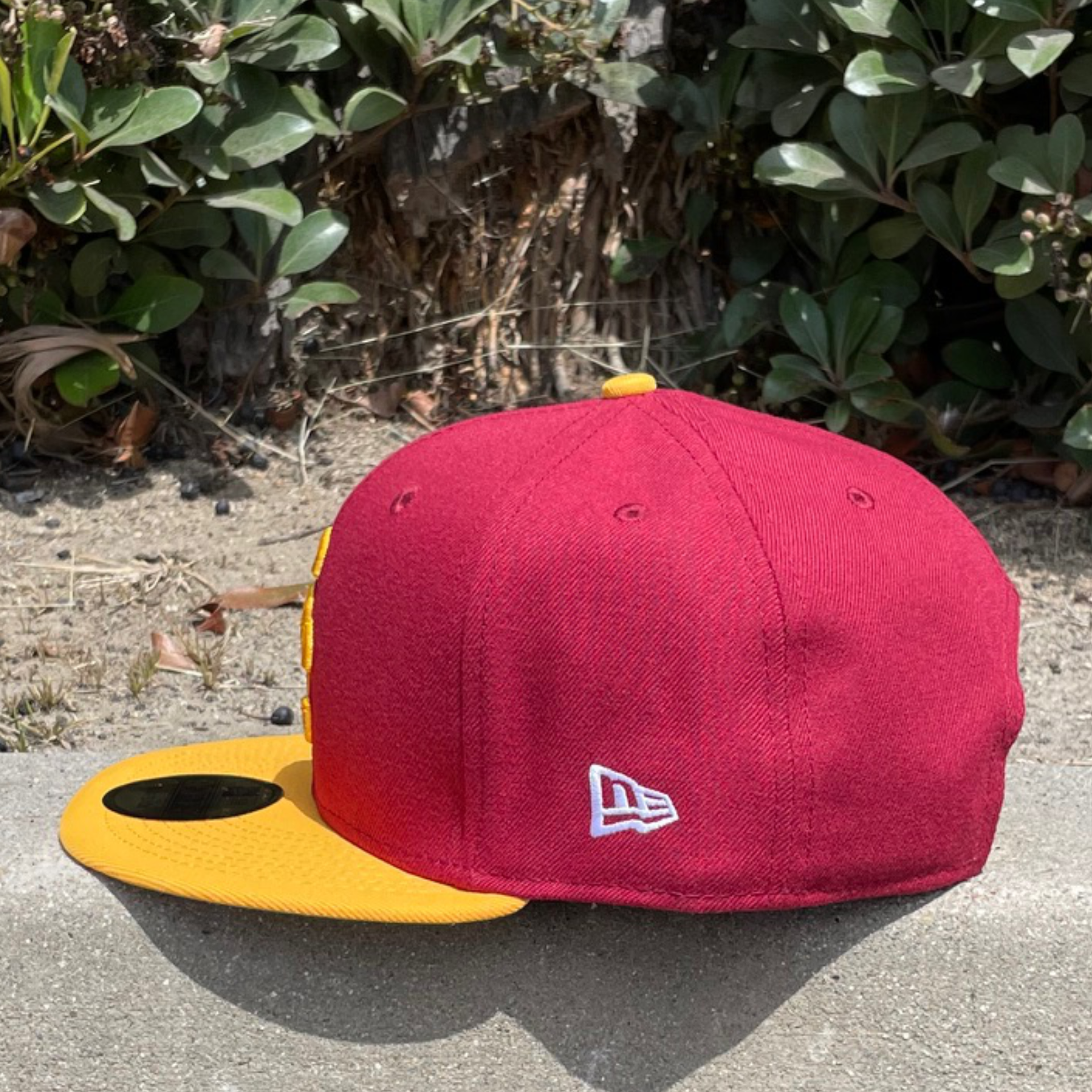 burgundy yellow usc trojans 9fifty new era snapback