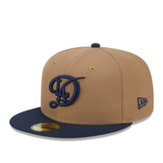 New Era City Connect Los Angeles Dodgers LA Khaki/Navy 2 Tone 59Fifty Fitted Hat