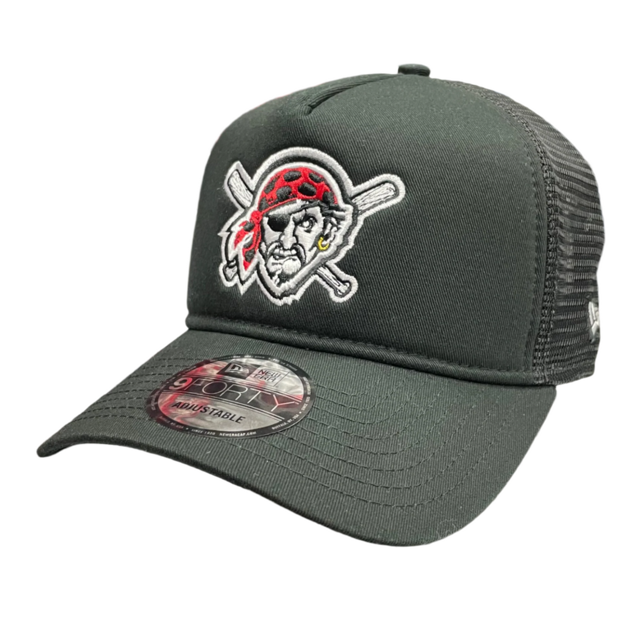 New Era Pittsburgh Pirates A-Frame 9FORTY Trucker Snapback Hat