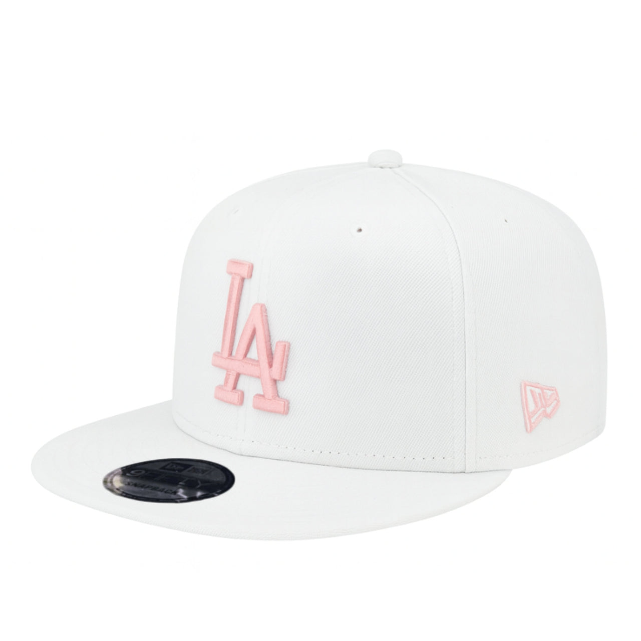 New Era Los Angeles Dodgers White Pink 9FIFTY Snapback Hat