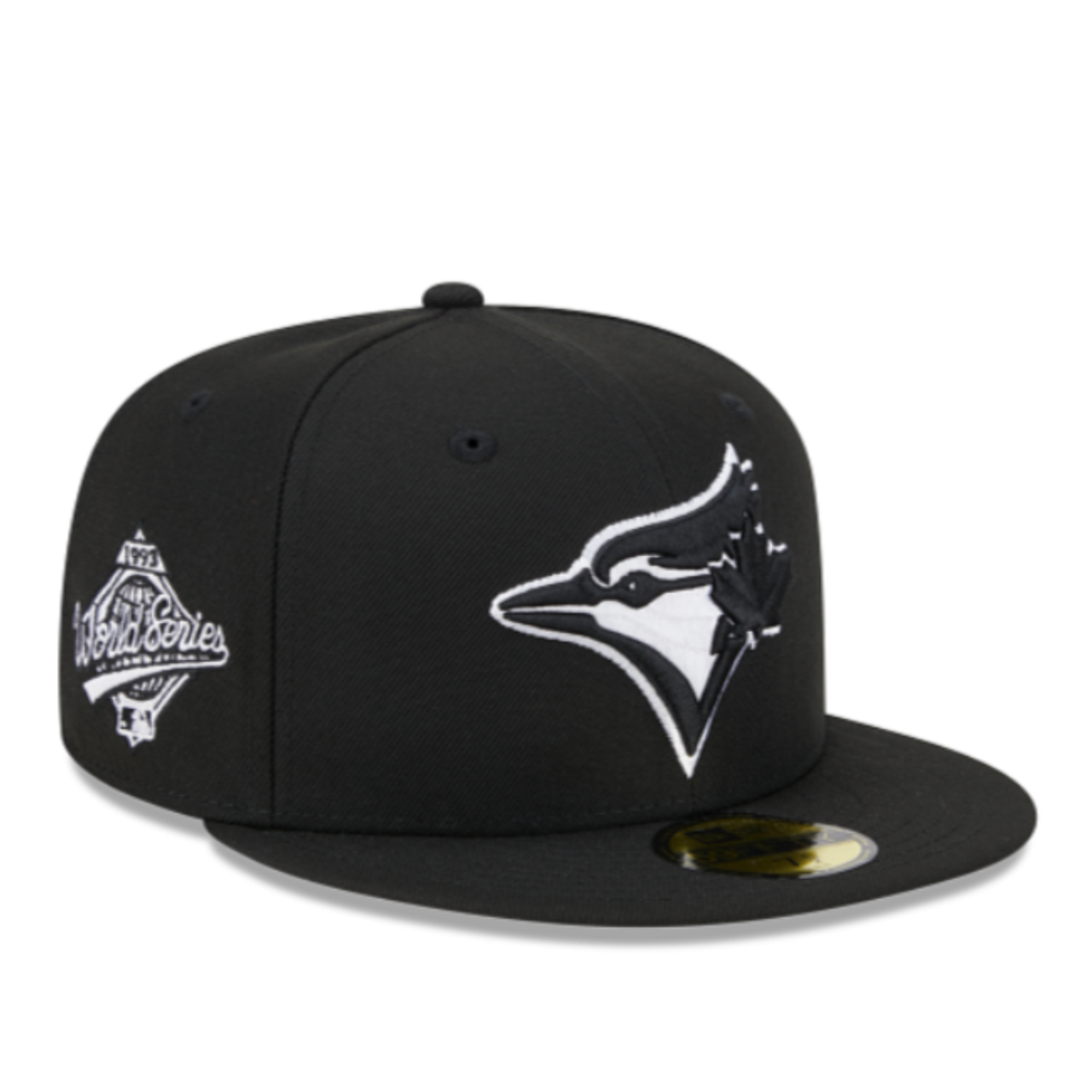 Toronto Blue Jays 1993 World Series Black White 59FIFTY Fitted Hat