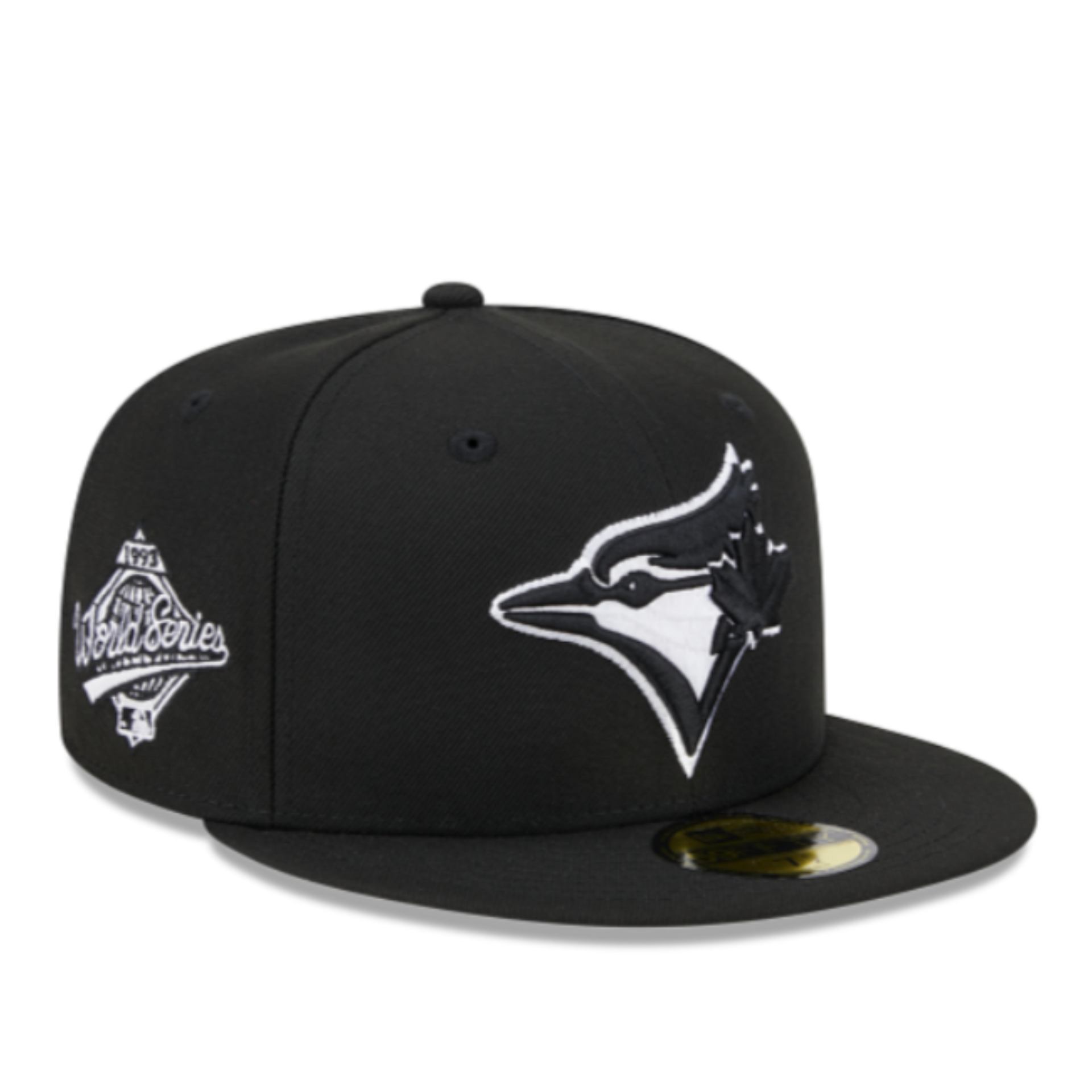 Toronto Blue Jays 1993 World Series Black White 59FIFTY Fitted Hat