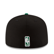 New Era Boston Celtics Black and Green 2 Tone 59Fifty Fitted Hat Back