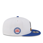 Blue White Olympics Team USA x Bugs Bunny Basketball New Era 9FIFTY Snapback Hat