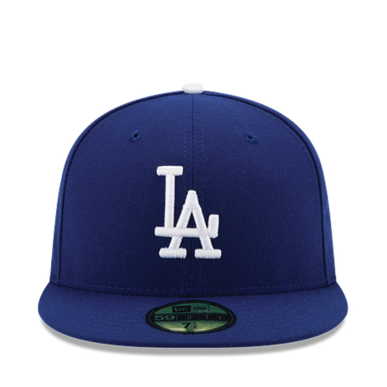 YOUTH Los Angeles Dodgers Authentic Blue 59FIFTY Fitted Hat front view