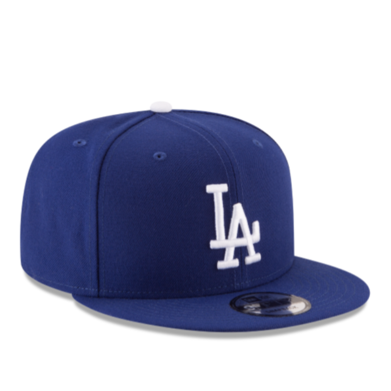 YOUTH Los Angeles Dodgers LA Royal Blue 9Fifty Snapback Cap front angle view