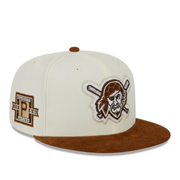 Cream Pittsburgh Pirates Cooperstown Corduroy Visor New Era Fitted Hat