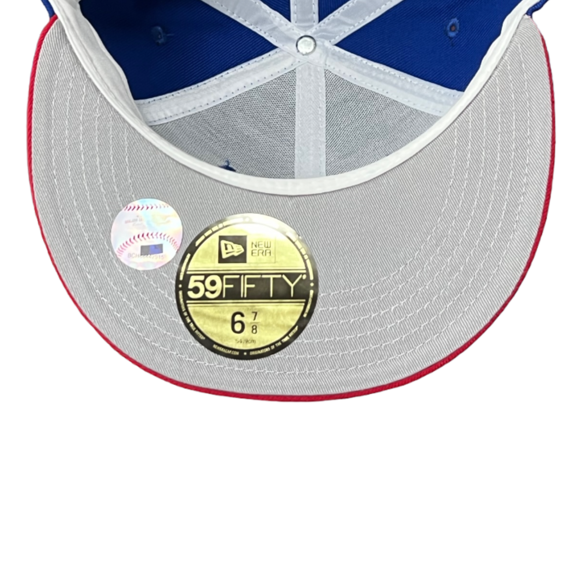 NewEra MLB Chicago Cubs Cooperstown Visor Hit Collection 59FIFTY Fitted Men's Hat Under Visor