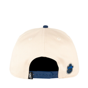 JC brand sugar in training snapback hat beige blue