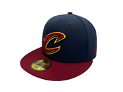 New Era NBA Cleveland Cavaliers C Navy/Burgundy 2 Tone 59Fifty Fitted Hat